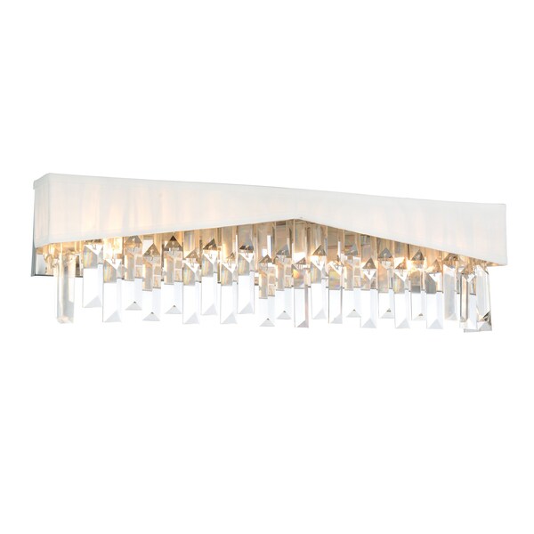 Cwi Lighting Havely 4 Light Wall Sconce With Chrome Finish 5674W24C-W - main